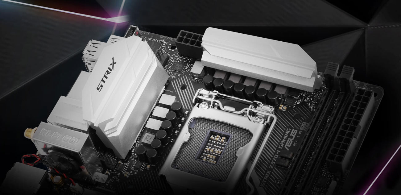 ASUS ROG STRIX Z370-I GAMING Wytrzymałość i wzmocnienia