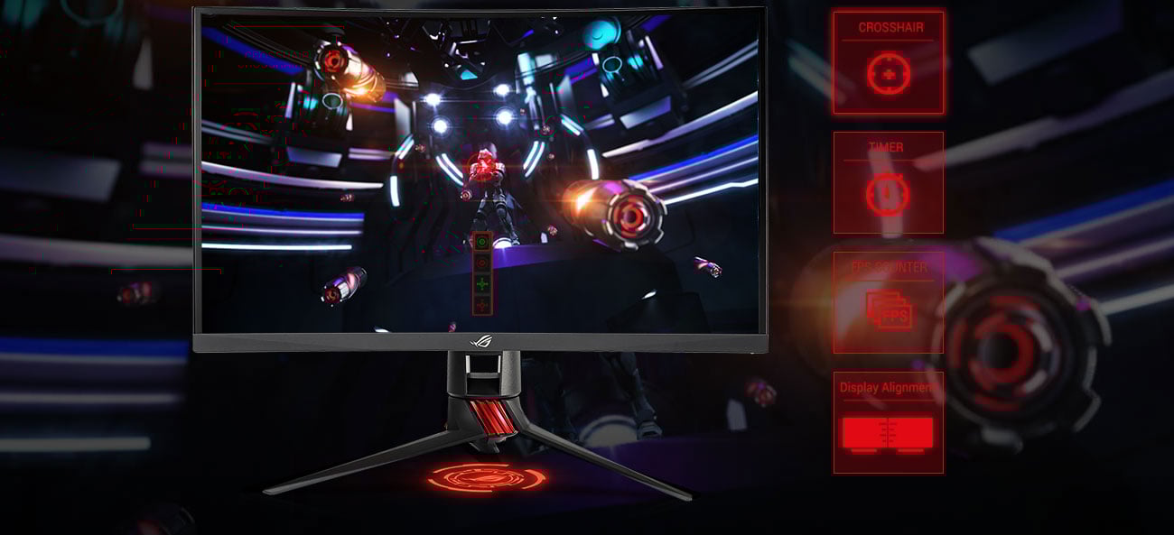 ASUS ROG Strix XG27VQ Technologia GamePlus