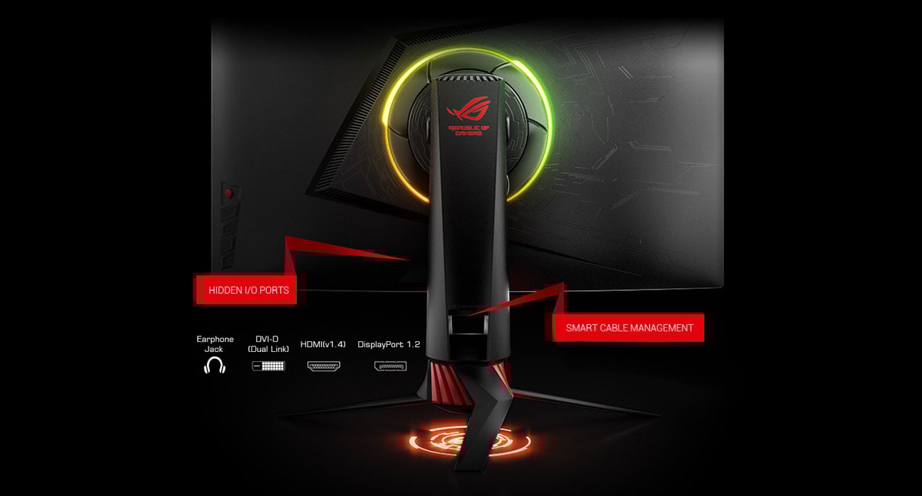 ASUS ROG Strix XG27VQ Złącza