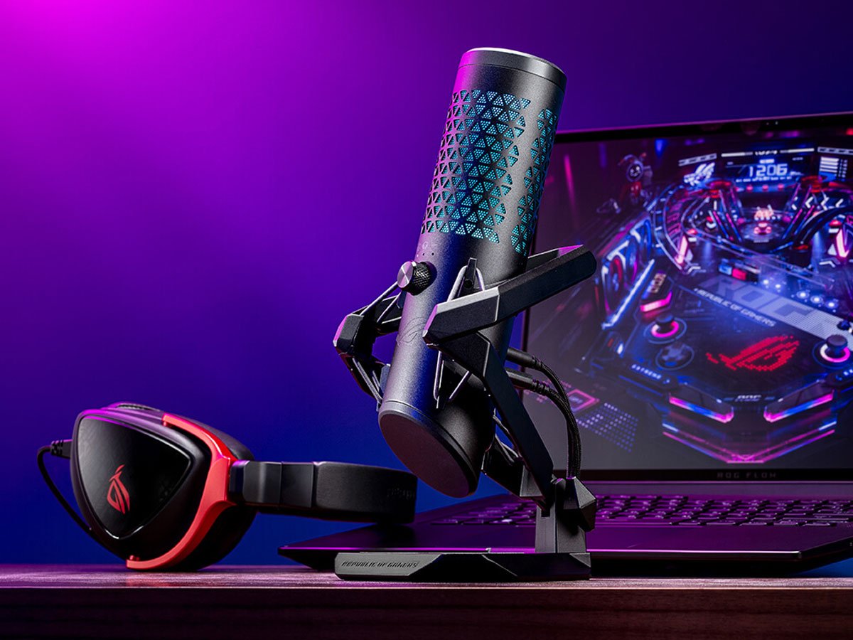 Mikrofon gamingowy ASUS ROG Carnyx Czarny - Grafika lifestyle
