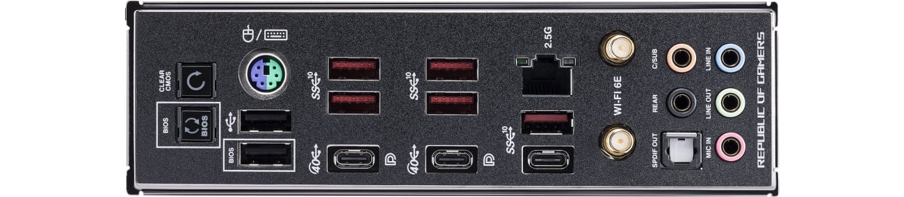 ASUS ROG CROSSHAIR X670E GENE Porty