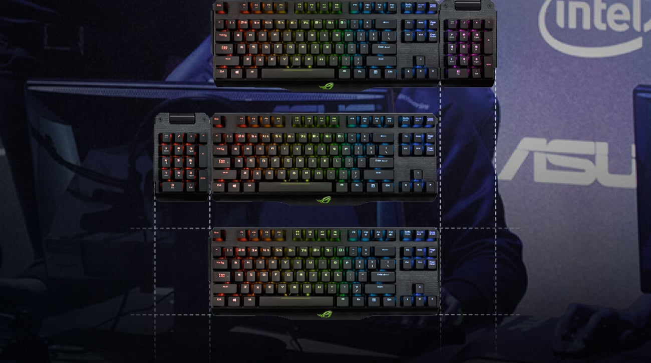 ASUS ROG Claymore MK Odłączana klawiatura numeryczna