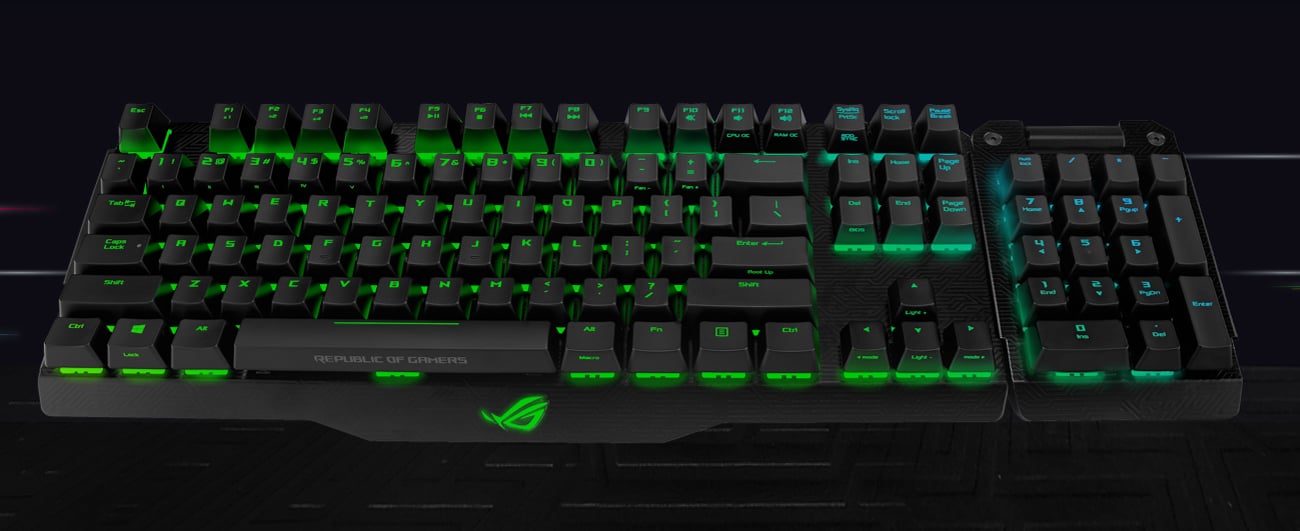 ASUS ROG Claymore MK Podświetlenie AURA