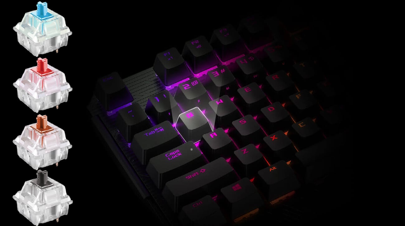 Przełączniki Cherry MX RGB
