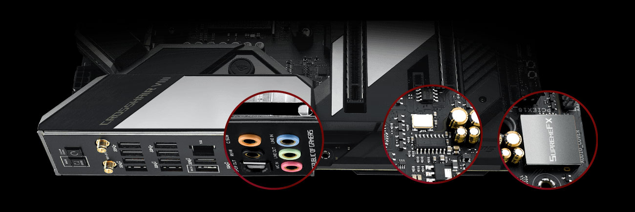 ASUS ROG Crosshair VIII Formula - Układ audio SupremeFX