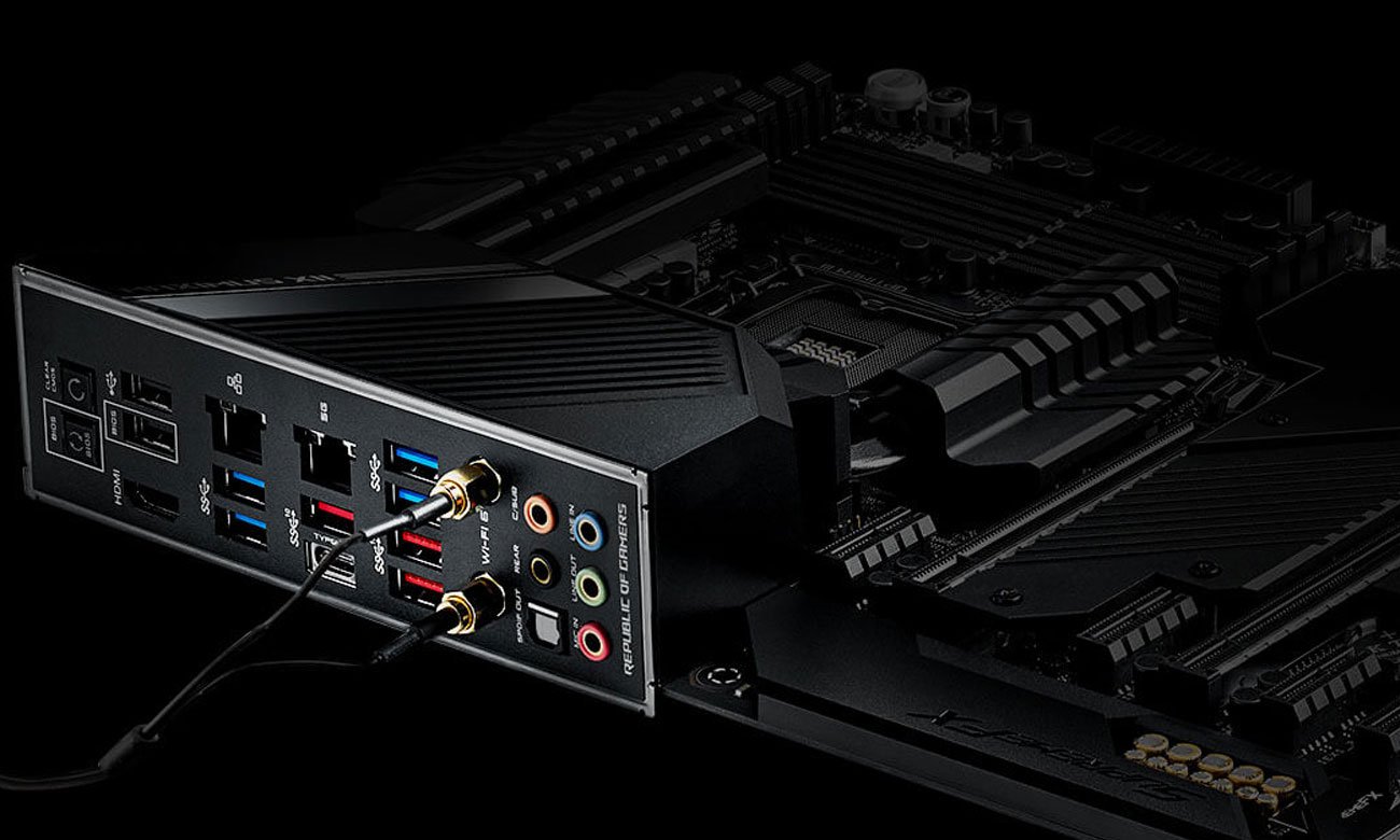Porty płyty ASUS ROG MAXIIMUS XII HERO WiFi