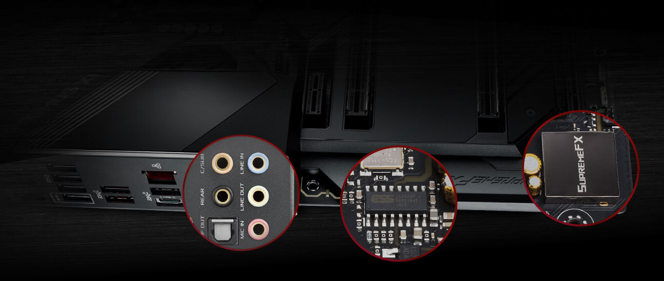 ASUS ROG MAXIMUS XI CODE Układ dźwiękowy