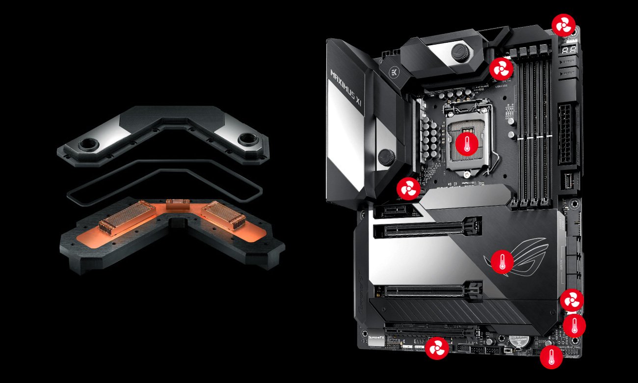 ASUS ROG MAXIMUS XI FORMULA Chłodzenie
