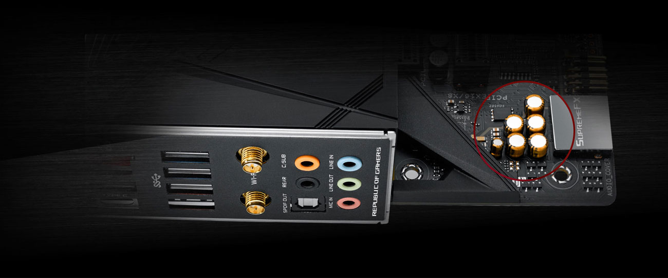 ASUS ROG MAXIMUS XI GENE Układ audio