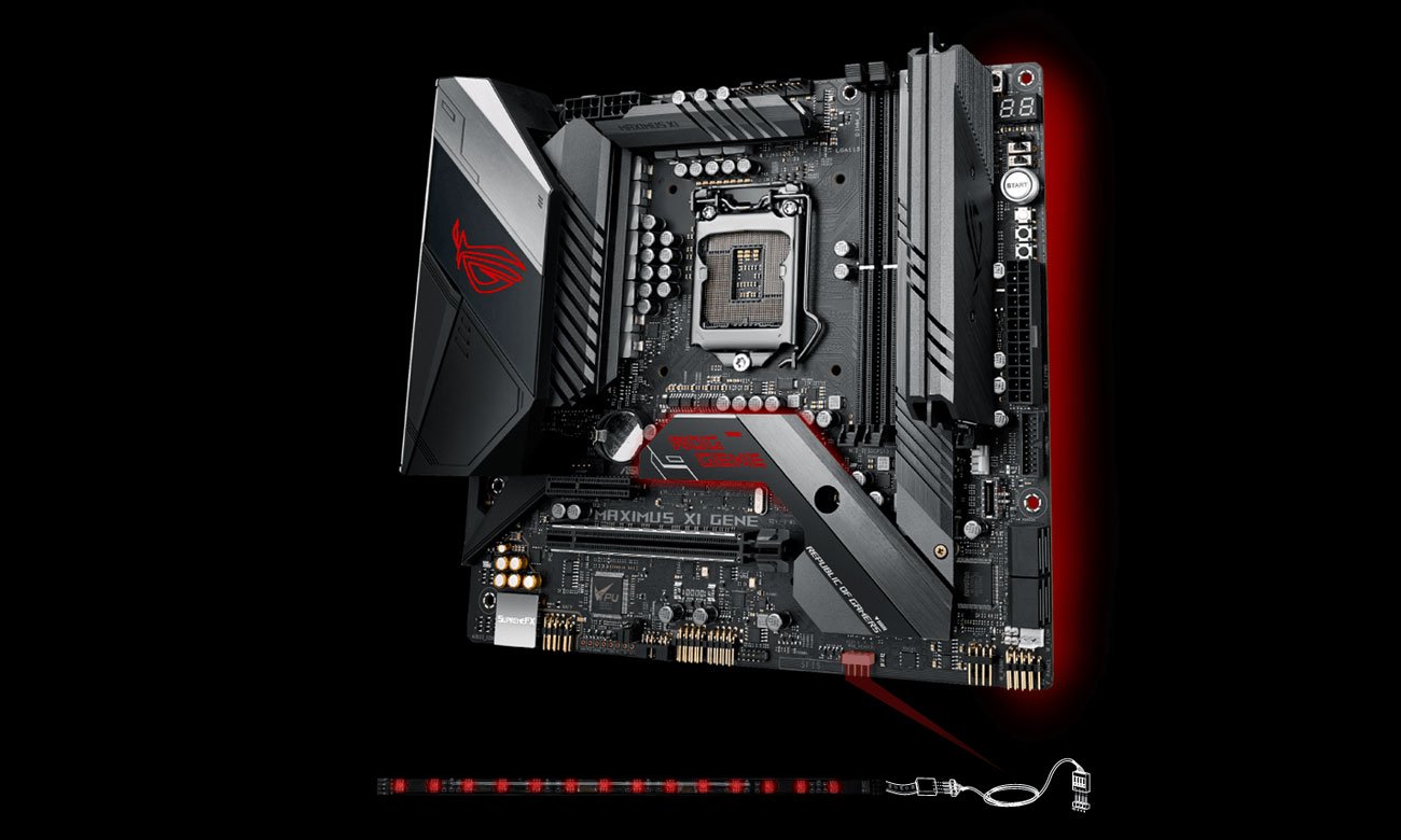 Asus Rog Maximus Xi Gene Płyty Główne Socket 1151 Sklep Komputerowy X Kompl 9828