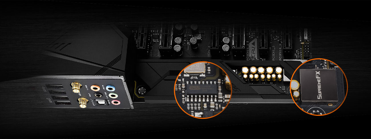 ASUS ROG MAXIMUS XI HERO (WI-FI CE) Black Ops 4 Edition Układ audio
