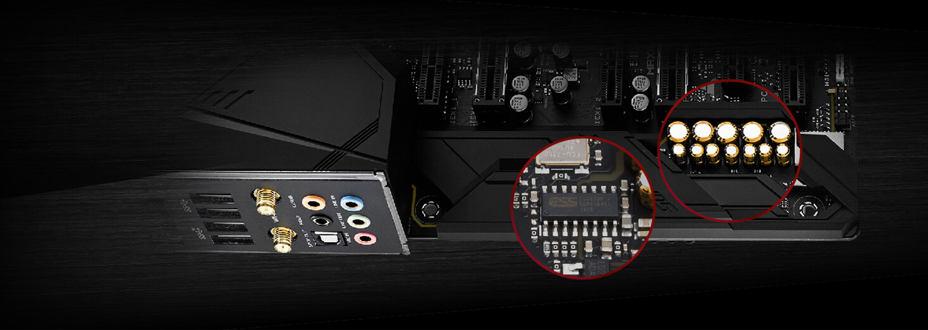 ASUS ROG MAXIMUS XI HERO (WI-FI) Układ audio