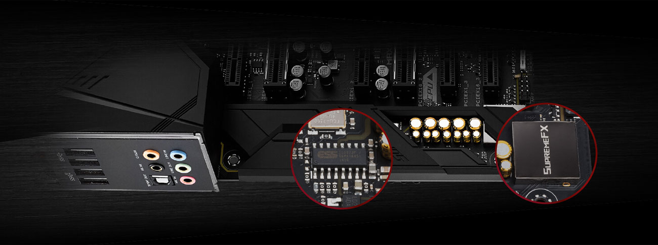 ASUS ROG MAXIMUS XI HERO Układ audio