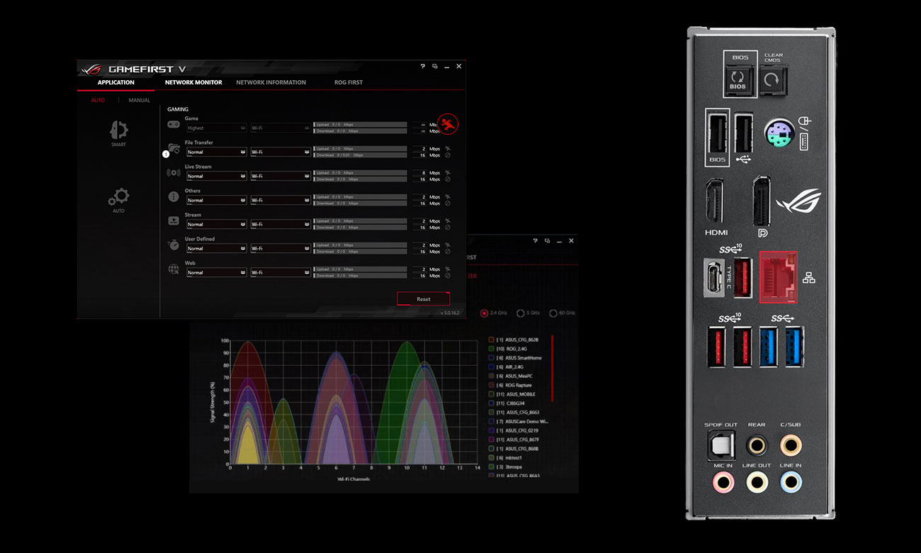 ASUS ROG MAXIMUS XI HERO Zarządzanie siecią LAN