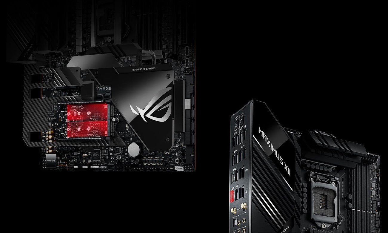 ASUS ROG MAXIMUS XII EXTREME - Złącza M.2, USB