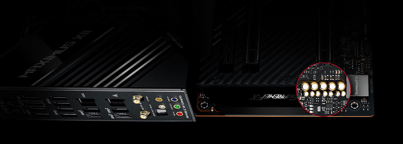 ASUS ROG MAXIMUS XII EXTREME - Układ audio