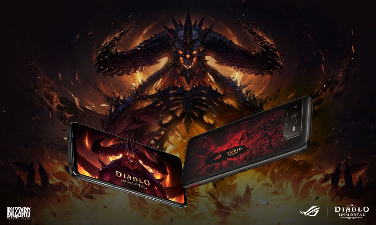 ASUS ROG Phone 6 Diablo Immortal Edition ekran i obudowa