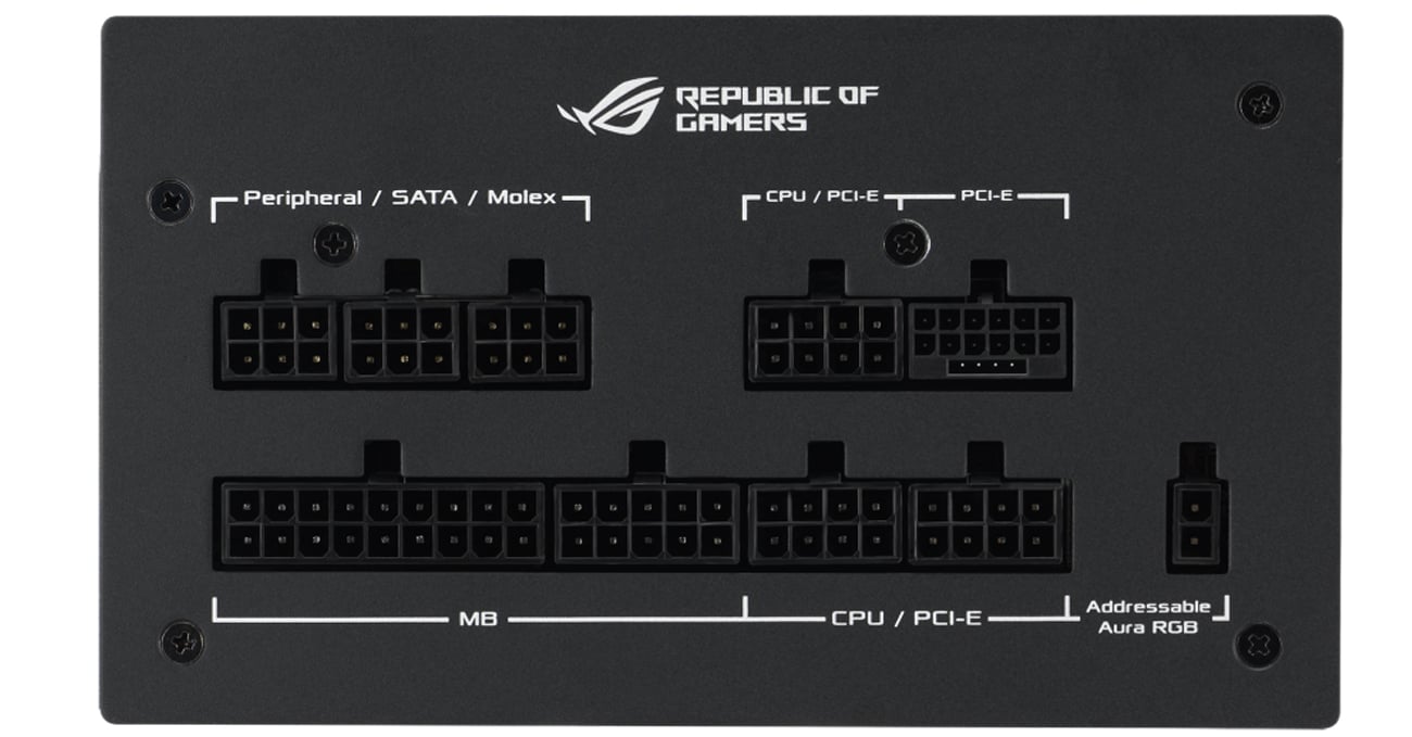ASUS ROG STRIX Aura Edition okablowanie