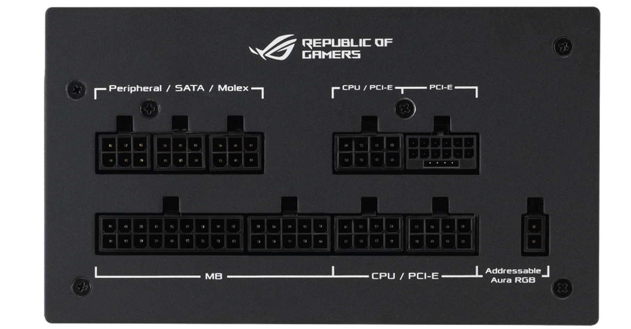 ASUS ROG STRIX Aura Edition okablowanie