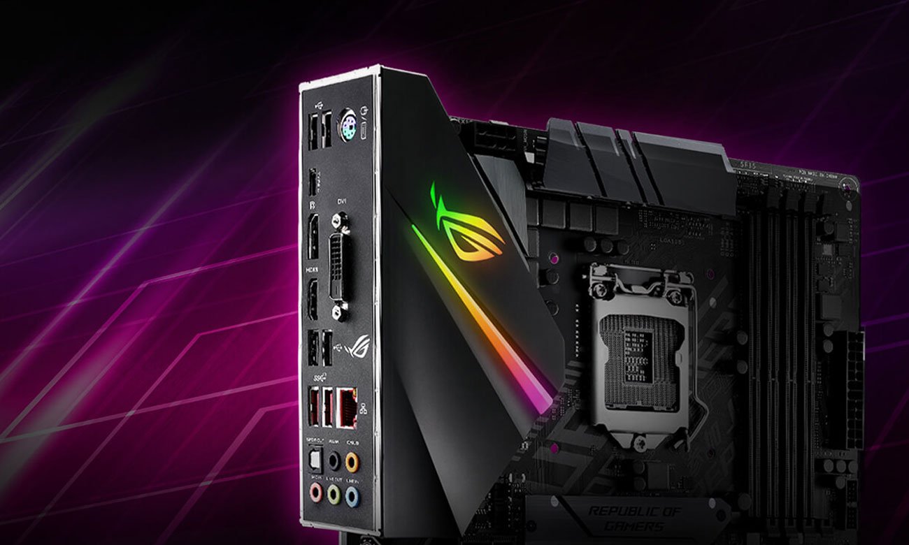 ASUS ROG STRIX B360-F GAMING Konstrukcja polepszająca chłodzenie