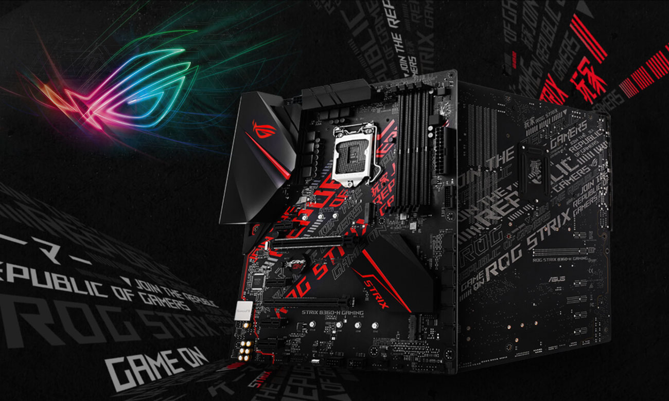 ASUS ROG STRIX B360-H GAMING Gamingowa płyta główna z serii ROG