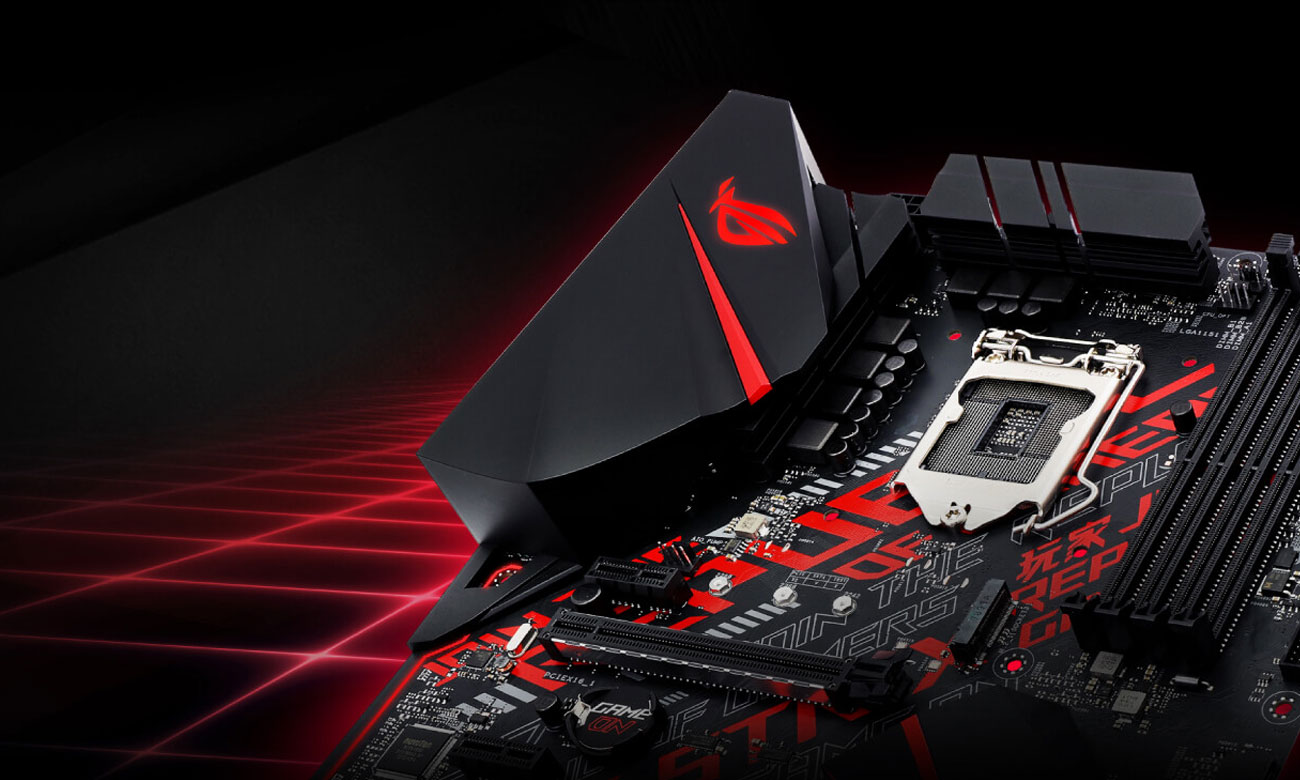ASUS ROG STRIX B360-H GAMING Konstrukcja polepszająca chłodzenie
