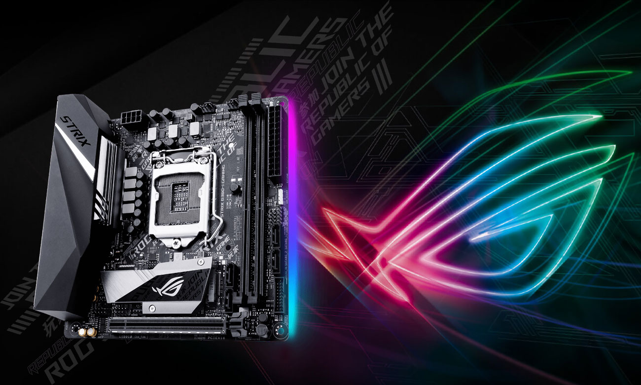 ASUS ROG STRIX B360-I GAMING Wydajna i stylowa płyta gamingowa