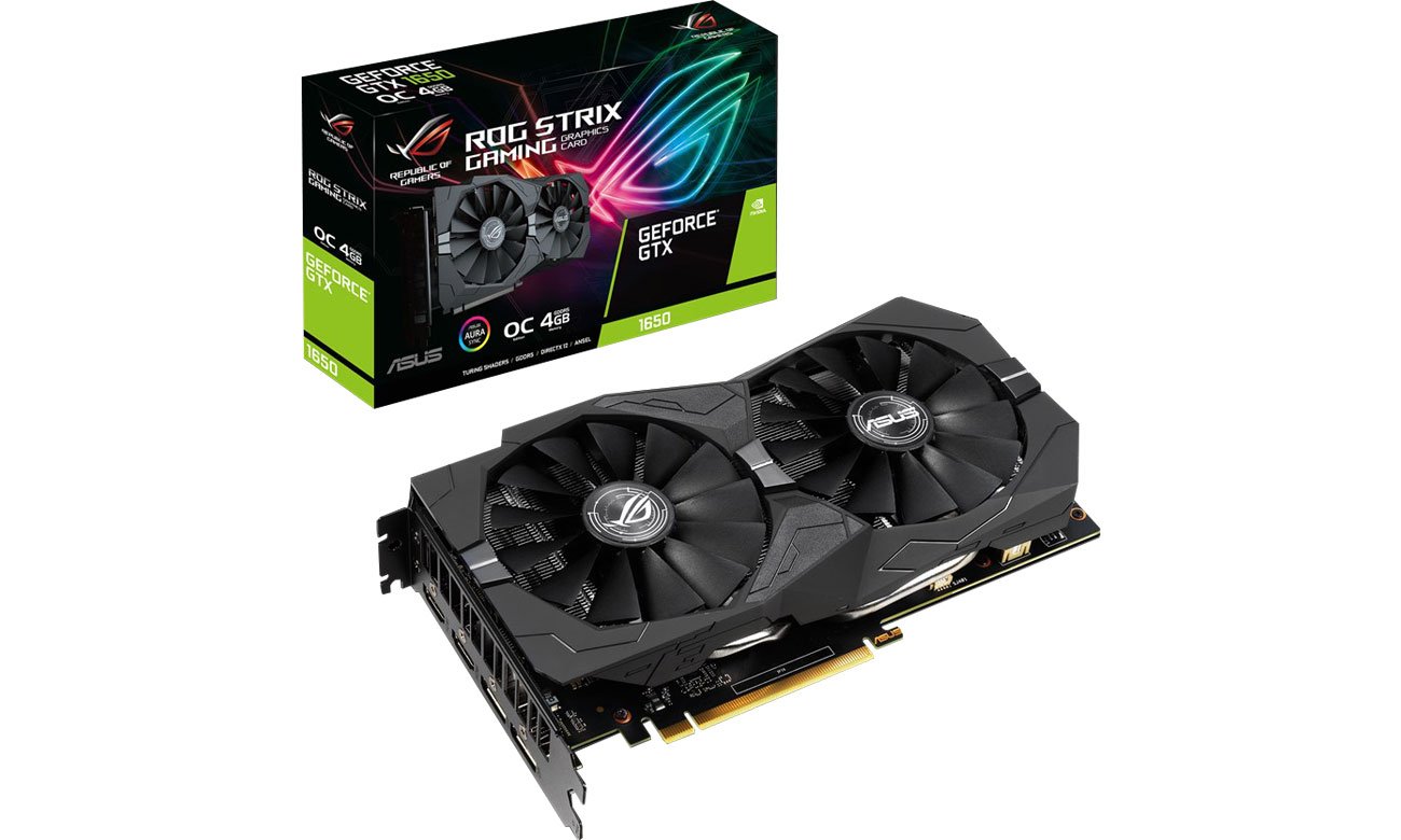 Karta graficzna NVIDIA ASUS GeForce GTX 1650 Strix OC 4GB GDDR5