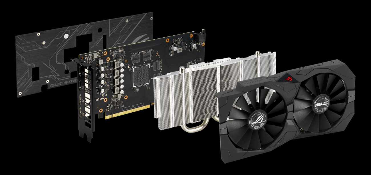 ASUS ROG-STRIX-GTX1650-O4G-GAMING Chłodzenie