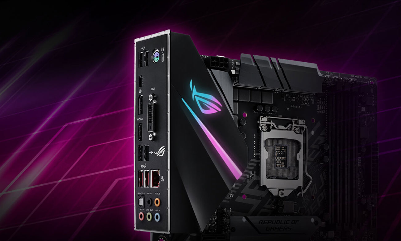 ASUS ROG STRIX H370-F GAMING Konstrukcja polepszająca chłodzenie
