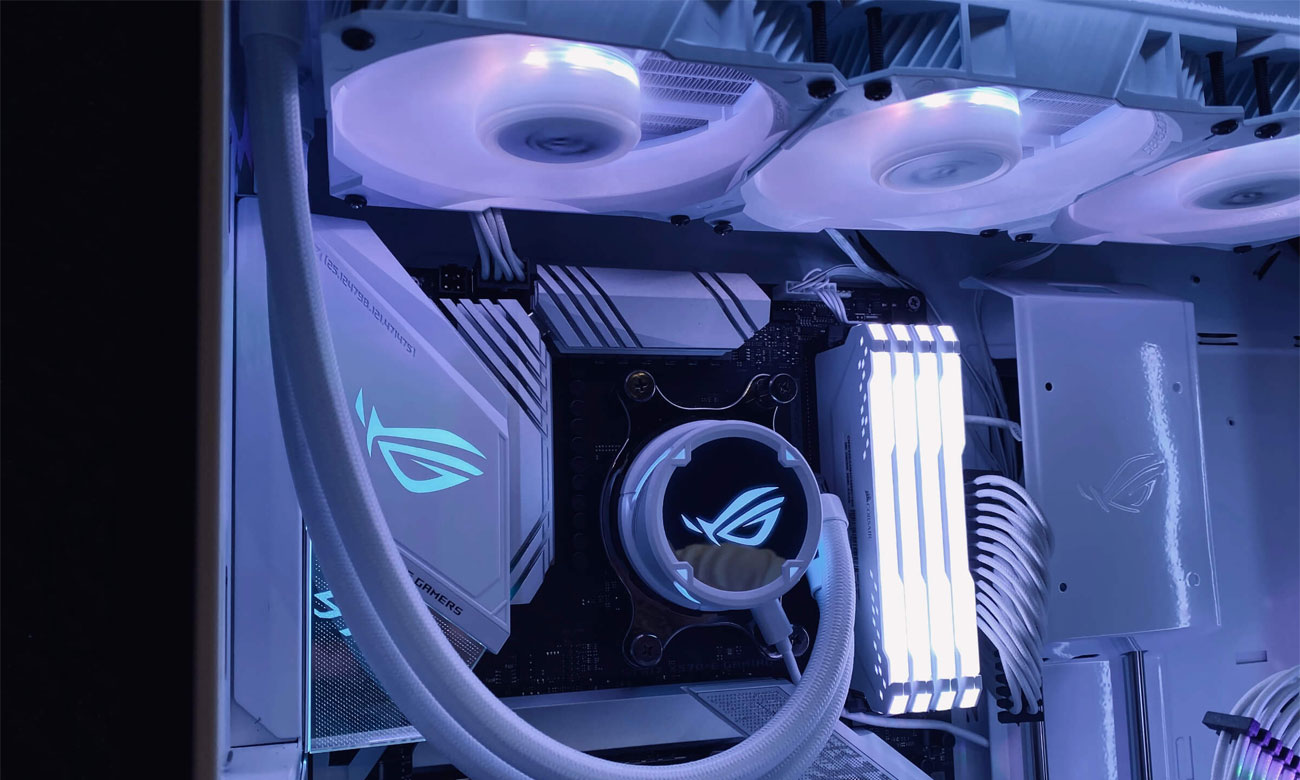 Chłodzenie procesora ASUS ROG STRIX LC 360 RGB White 3x120mm