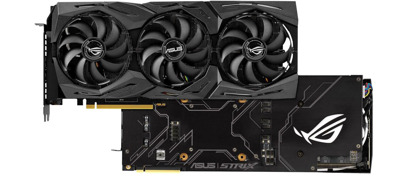 ASUS GeForce RTX 2080 Ti ROG Strix Advanced Wentylatory, backplate