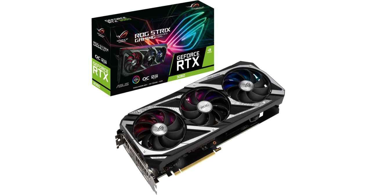 ASUS GeForce RTX 3060 ROG Strix OC Edition 12GB GDDR6 ROG-STRIX-RTX3060-O12G-GAMING