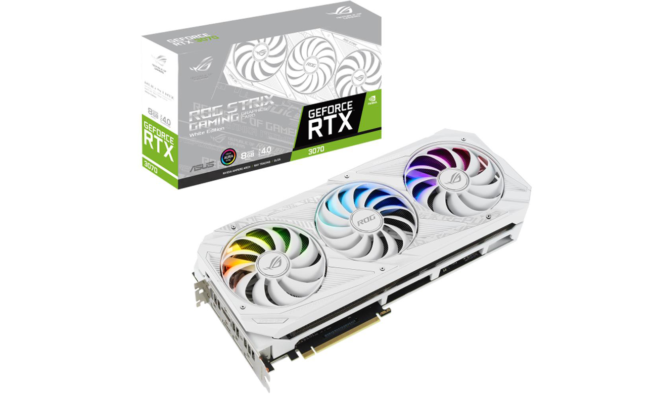 ASUS GeForce RTX ROG Strix 3070 White 8GB