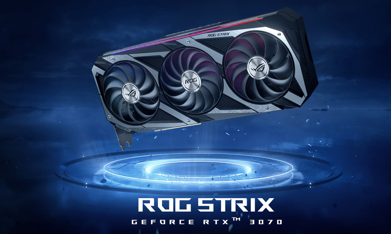 Karta graficzna NVIDIA ASUS GeForce RTX 3070 ROG STRIX OC 8GB GDDR6 ROG-STRIX-RTX3070-O8G-GAMING