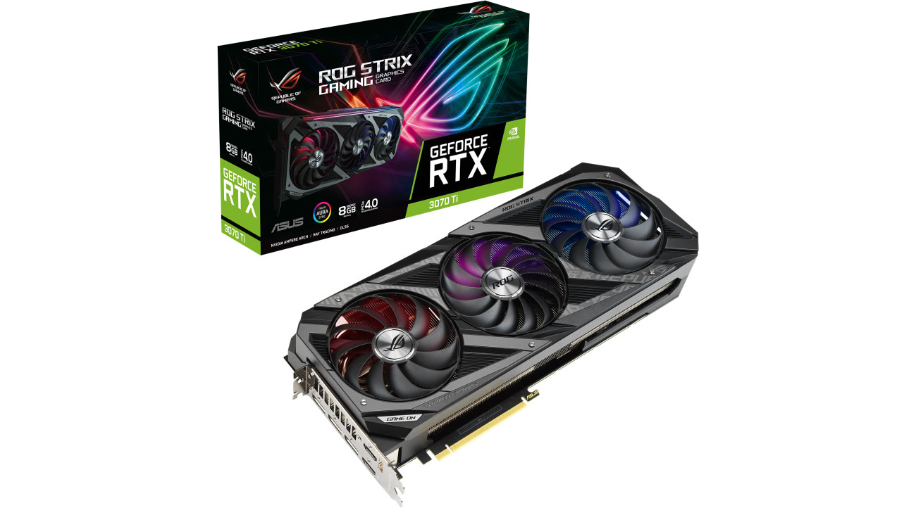 ASUS GeForce RTX 3070 Ti ROG Strix OC 8GB GDDR6X ROG-STRIX-RTX3070TI-O8G-GAMING