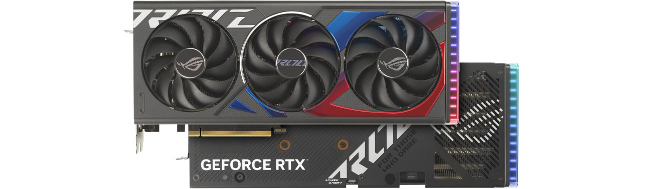 Охлаждение ASUS GeForce RTX 4060 ROG Strix Gaming OC