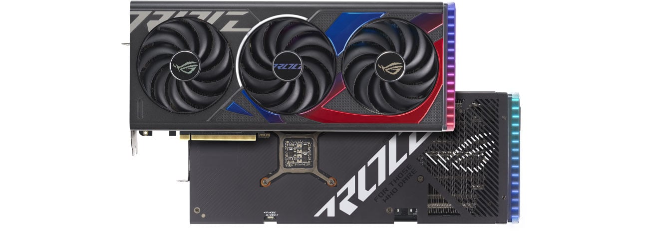 Охлаждение ASUS GeForce RTX 4070 SUPER ROG STRIX GAMING OC