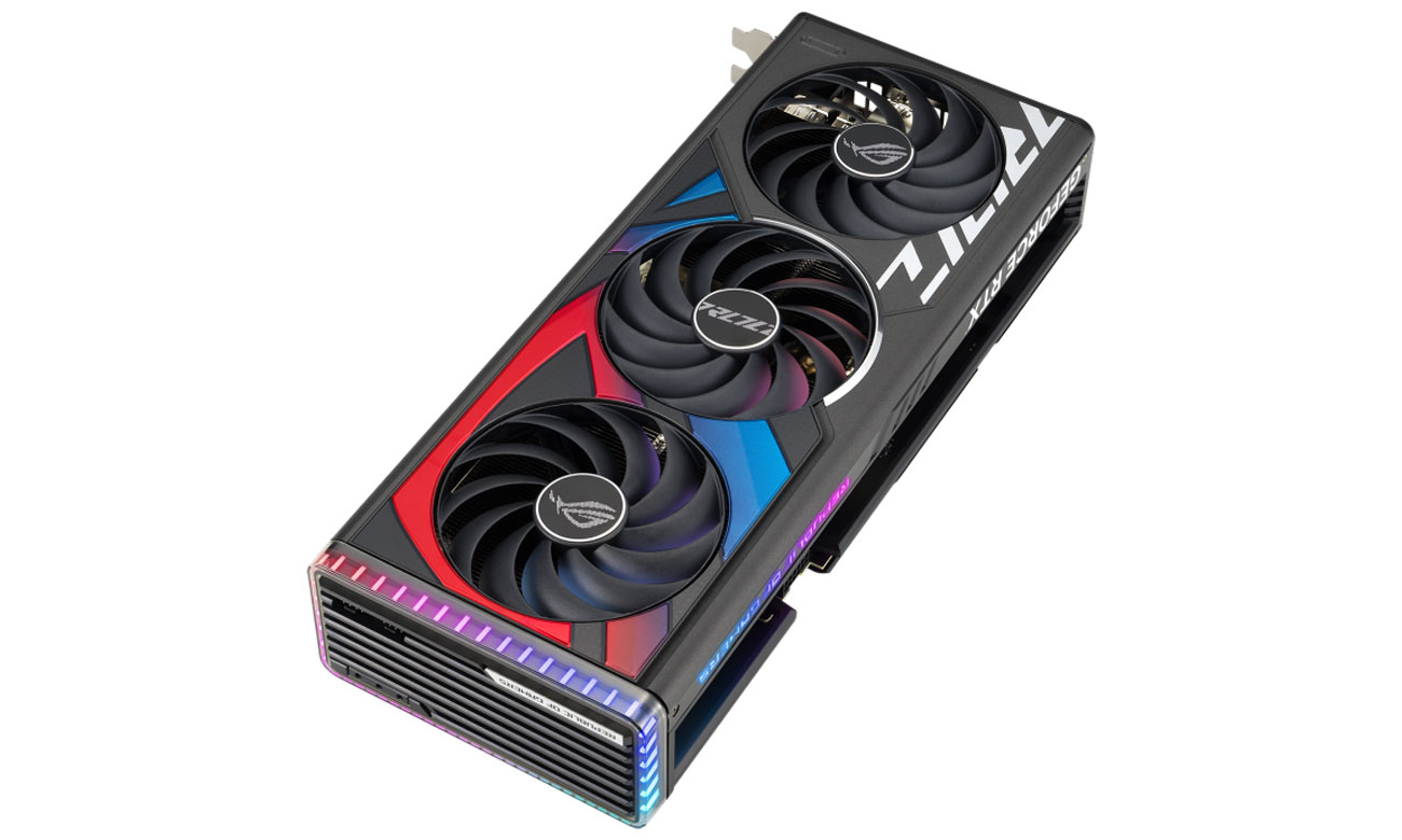 Охлаждение ASUS GeForce RTX 4070 TI ROG STRIX GAMING