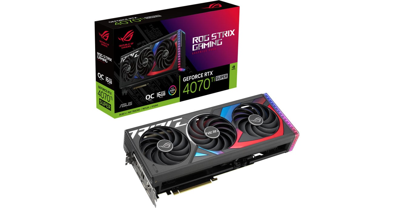 ASUS GeForce RTX 4070 Ti SUPER ROG STRIX GAMING OC 16 GB GDDR6X