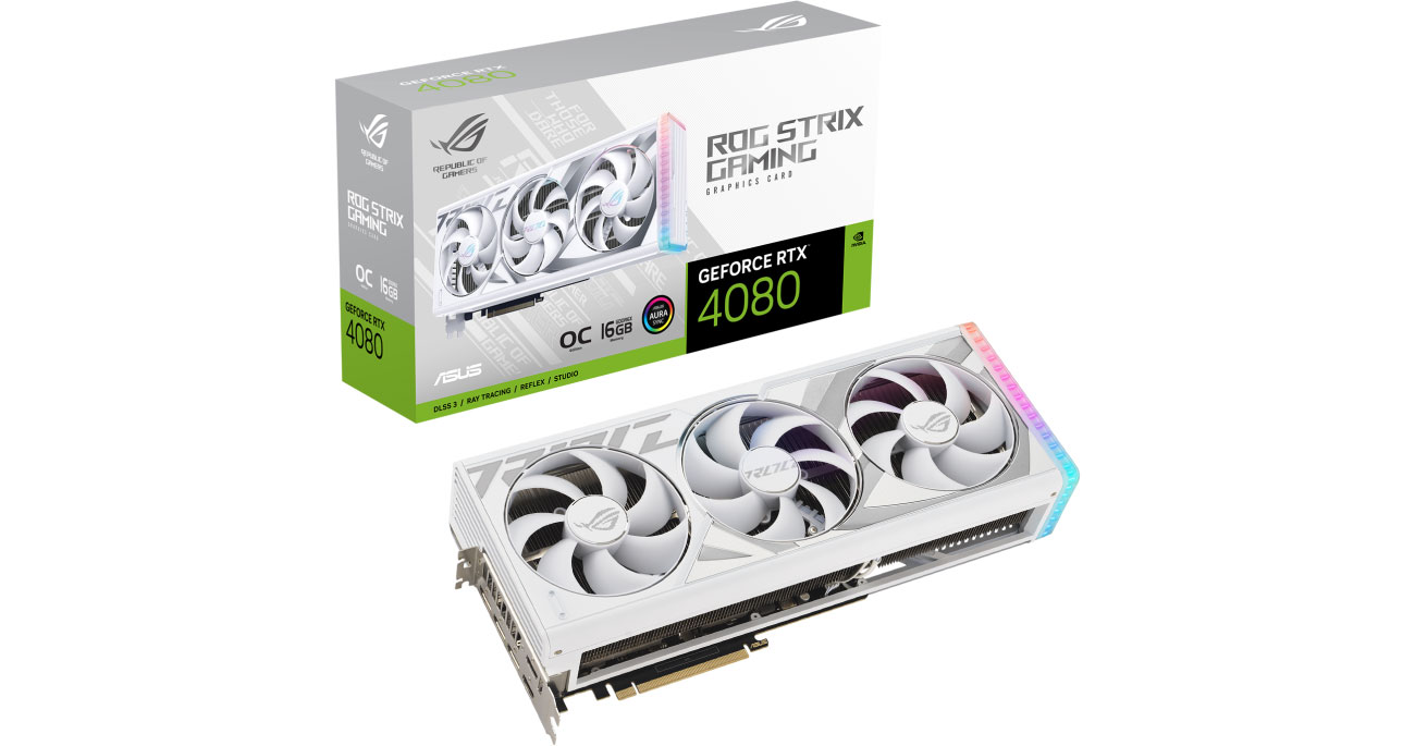 ASUS GeForce RTX 4080 ROG Strix WHITE OC 16GB GDDR6