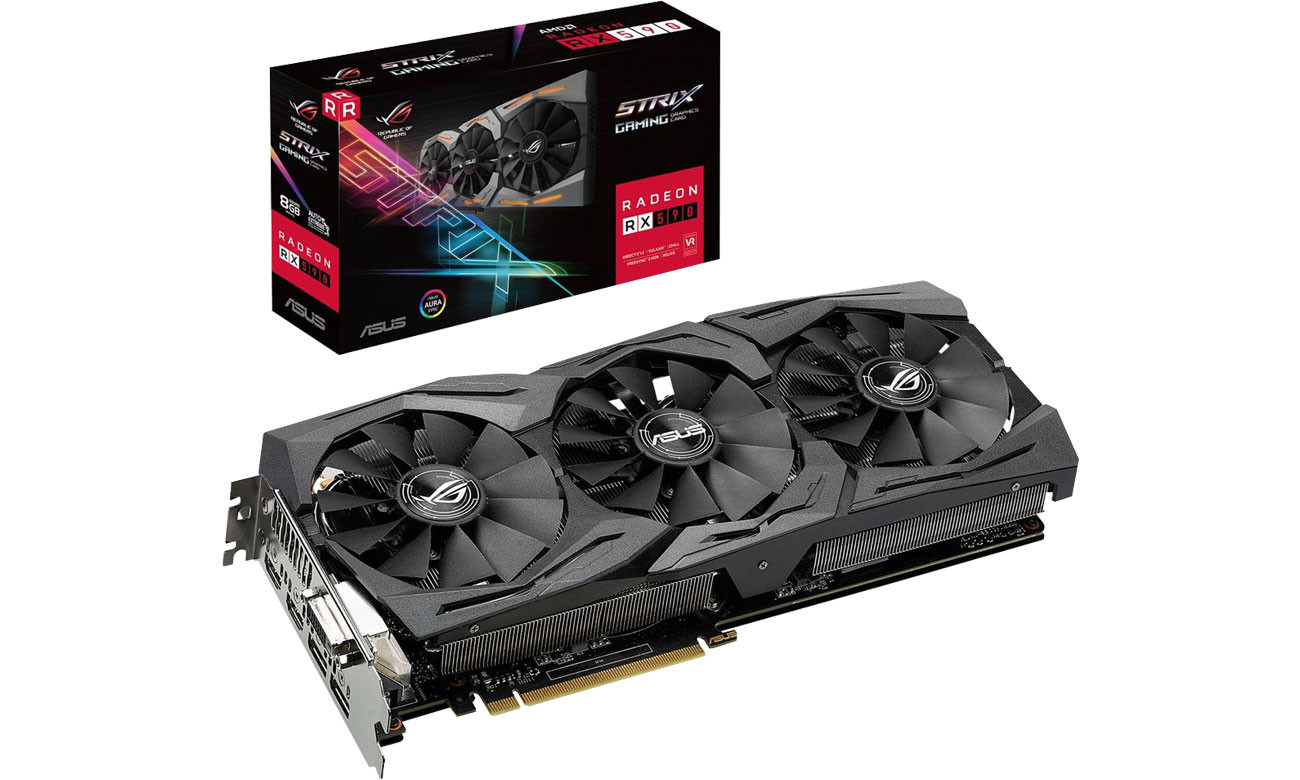 Karta graficzna AMD ASUS Radeon RX 590 STRIX 8GB GDDR5 ROG-STRIX-RX590-8G-GAMING