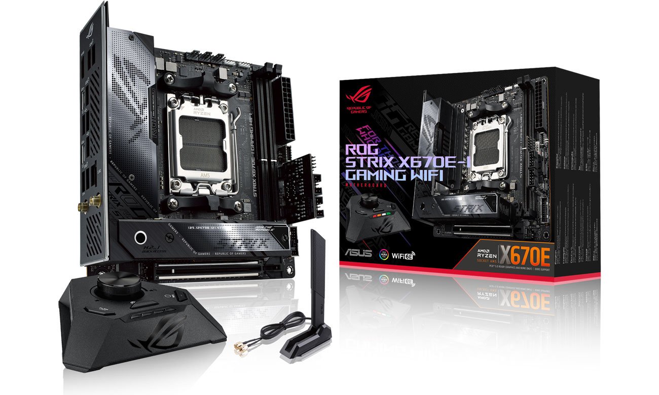 ASUS ROG STRIX X670E-I GAMING WIFI Płyta główna box