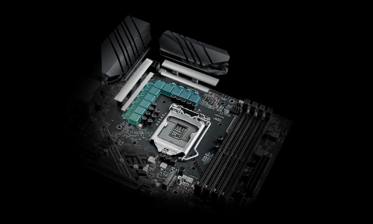 ASUS ROG STRIX Z390-F GAMING Sekcja zasilania
