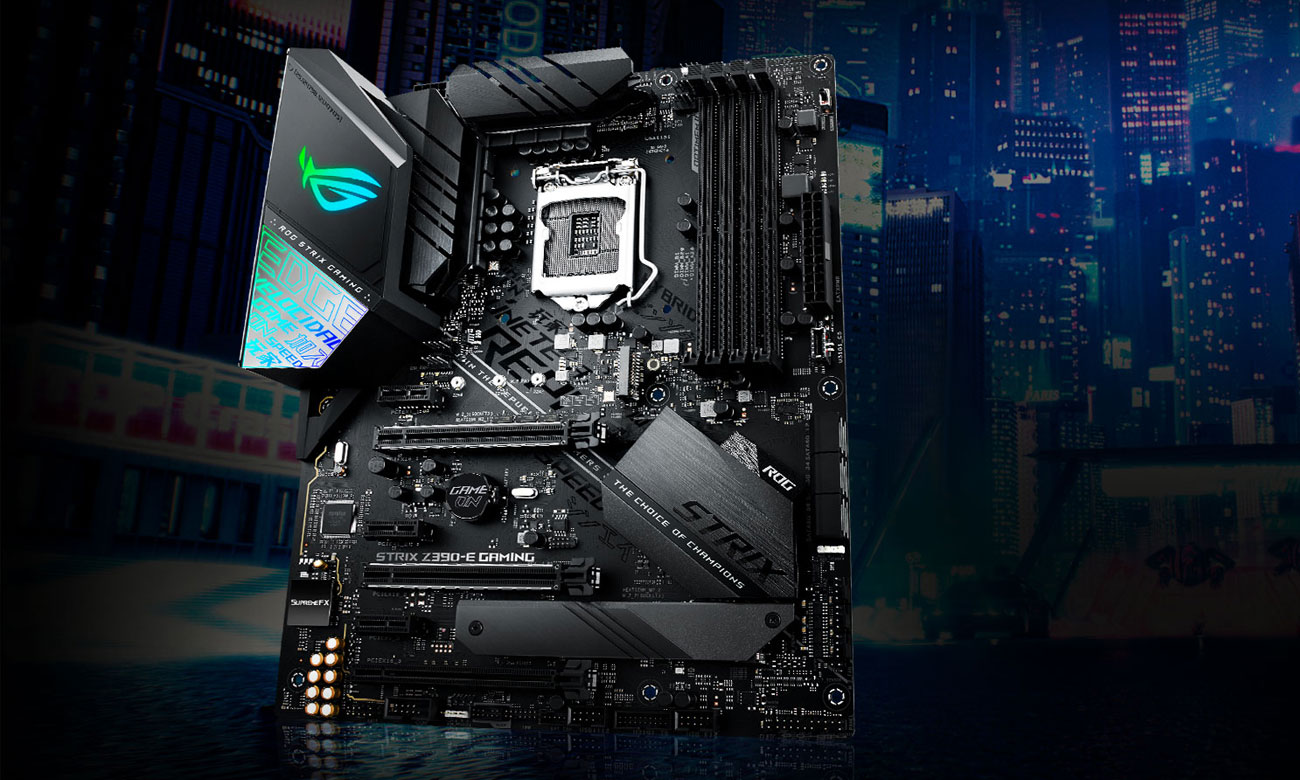 ASUS ROG STRIX Z390-F GAMING Podświetlenie