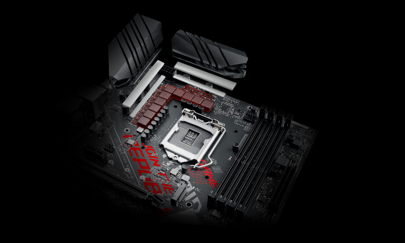 ASUS ROG STRIX Z390-H GAMING Sekcja zasilania