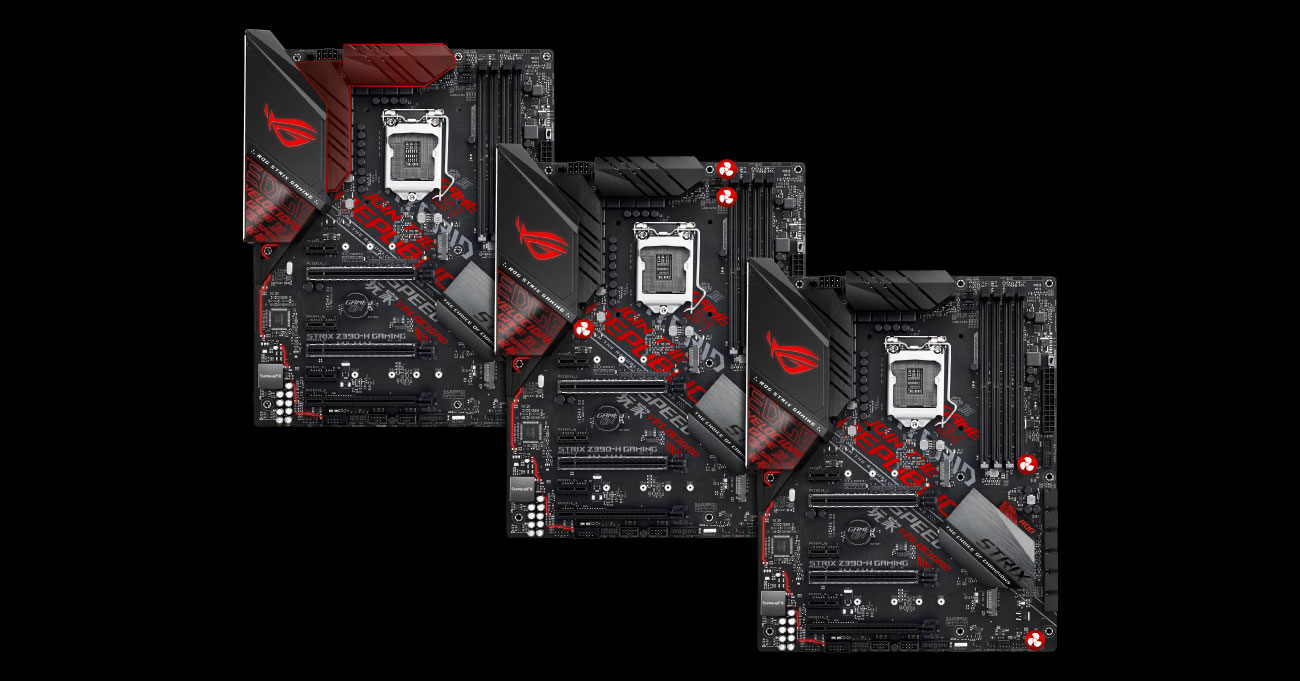 ASUS ROG STRIX Z390-H GAMING Opcje chłodzenia