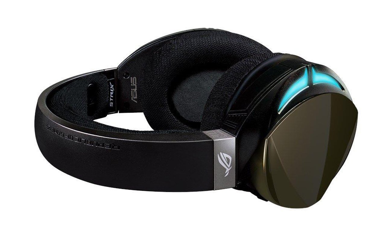 Der Kopfhörer mit der ASUS Aura Sync Technologie ROG Strix Fusion 500 7.1 RGB Schwarz