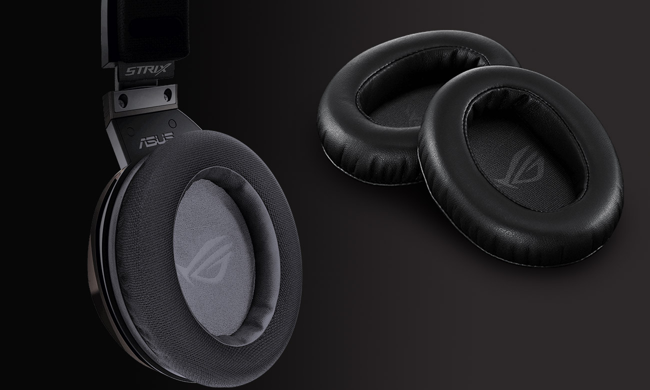 ASUS ROG Strix Fusion Wireless Ekskluzywne poduszki uszne ROG Hybrid