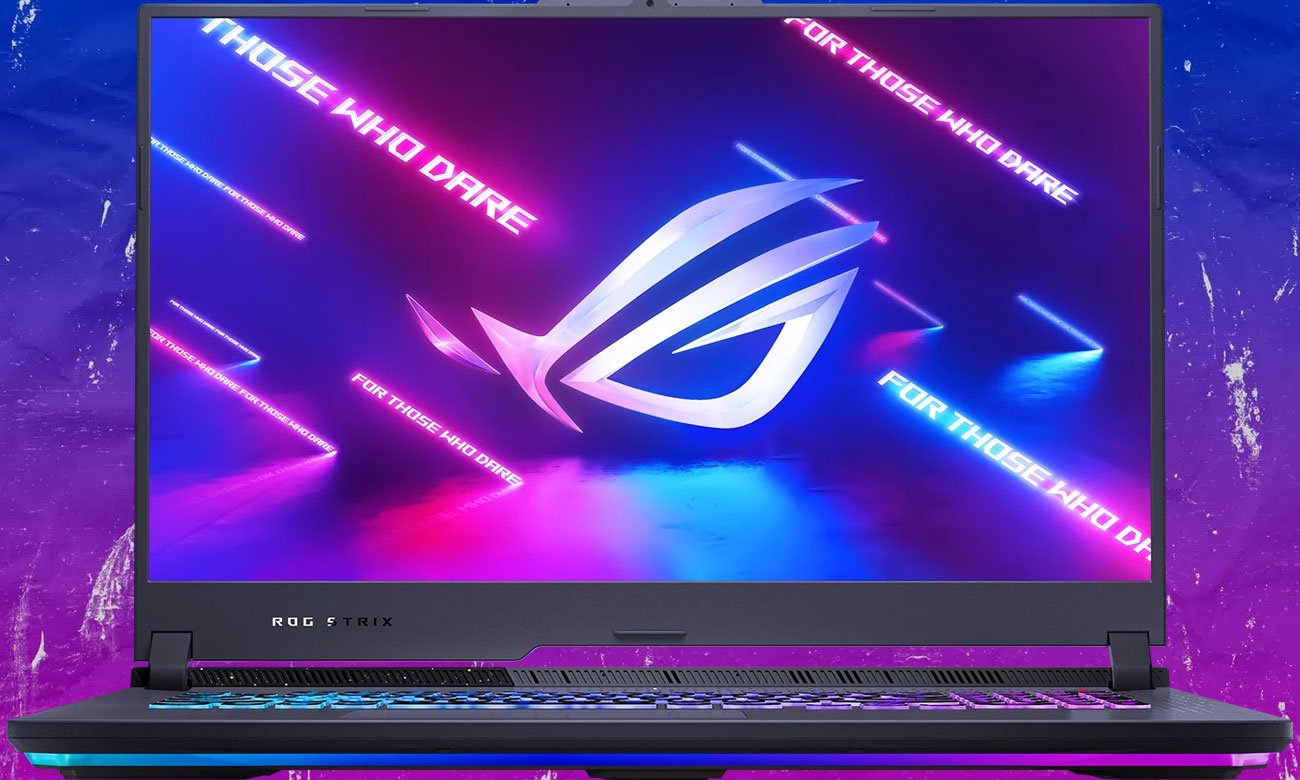 ASUS ROG Strix G17 screen with high refresh rate